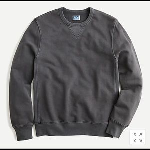 JCrew Charcoal Grey French Terry Sweatshirt M